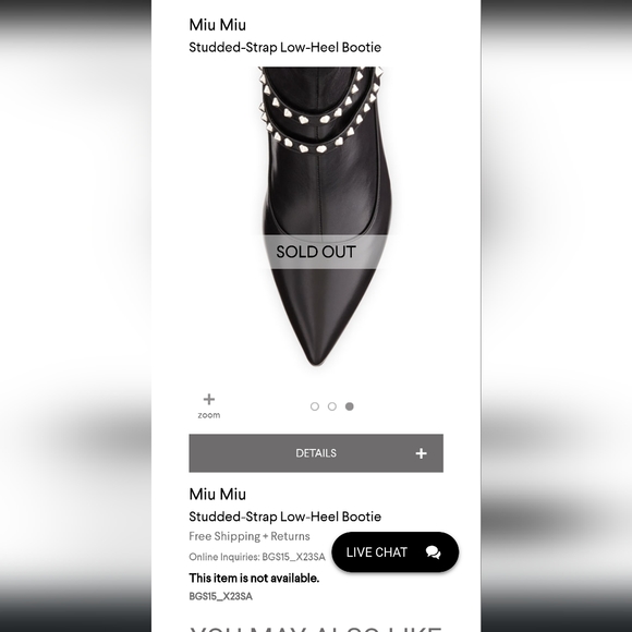 Miu miu studded leather ankle boots, size 39 - Picture 8 of 10